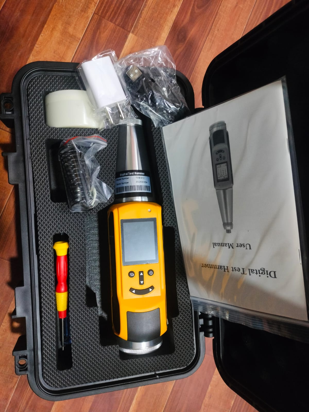 Digital Concrete Test Rebound Schmidt Hammer TEM 912